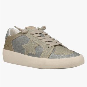 Vintage Havana Kara Matte Silver Gold Glitter Sneaker 9